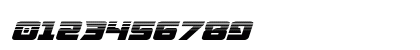 Aircruiser Halftone Italic Italic Preview