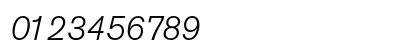 Akzidenz-Grotesk Std Light Italic Preview