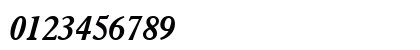 Aldine721 BT Bold Italic Numeric Preview
