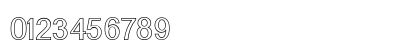 Alido Outline Regular Numeric Preview