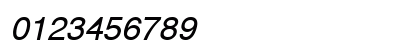 Alps Italic Numeric Preview