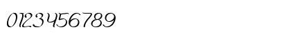 Amazing Symphony Italic Numeric Preview