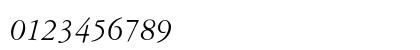 American Garamond Italic Preview
