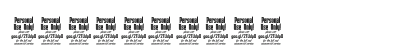 Ancherr Personal Use Regular Numeric Preview