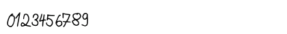 AnnasHandschrift Medium Numeric Preview