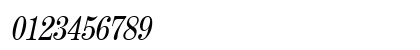 Annual-Condensed Italic Numeric Preview