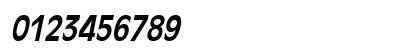 Antiqua 101-Condensed Bold Italic Preview