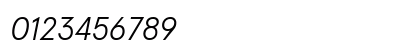 Apercu Pro Light Italic Numeric Preview