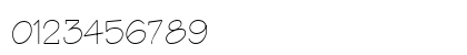 Architect Regular Numeric Preview