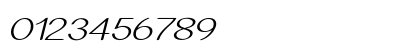 Arcon Expanded Italic Numeric Preview