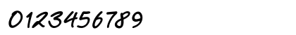 Aribola Bold Italic Numeric Preview