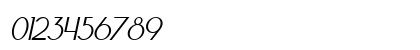 Arrivals and Departures Italic Numeric Preview