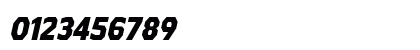 Athabasca Condensed ExtraBold Italic Numeric Preview
