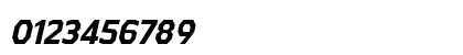 Athabasca Condensed Bold Italic Numeric Preview