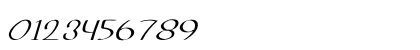 Aurivan Extra-expanded Italic Numeric Preview