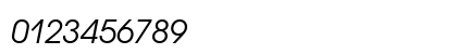 AvantGarGotItcT Italic Numeric Preview
