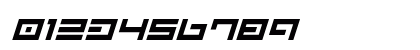 Avenger Italic Numeric Preview