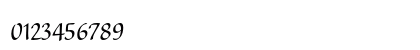 Balzano Std Regular Numeric Preview