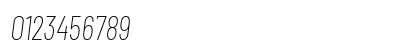 Barlow Condensed Thin Italic Preview
