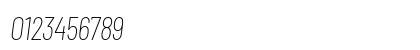 Barlow Condensed Thin Italic Preview