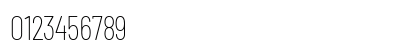 Barlow Condensed Thin Numeric Preview