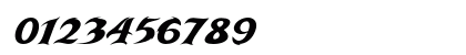 Barnabus Bold Italic Numeric Preview