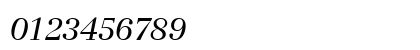 Basilia T Regular Italic Numeric Preview
