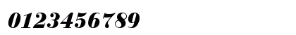 Bauer Bodoni T Bold Italic Numeric Preview