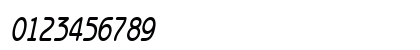 Beagle-Condensed Bold Italic Numeric Preview