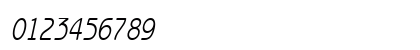 Beagle-Condensed Italic Numeric Preview