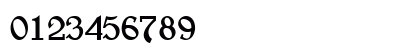 BearButteT Bold Numeric Preview