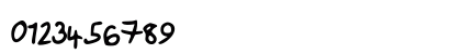 beccasfont Medium Numeric Preview