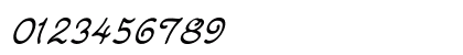 Bellavo Italic Numeric Preview