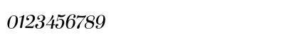Belucian BookItalic Numeric Preview