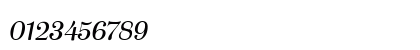 Belucian Italic Numeric Preview