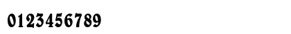 Belwe Condensed Numeric Preview
