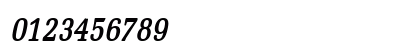 Bid Roman-Condensed Bold Italic Numeric Preview
