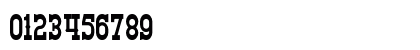 Big Burro Condensed Bold Numeric Preview