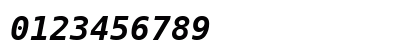 BitstreamVeraSansMono Nerd Font Mono Bold Oblique Preview