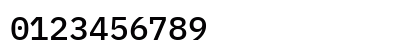 BlexMono NF Regular Numeric Preview