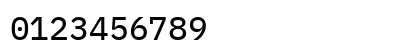 BlexMono Nerd Font Regular Numeric Preview