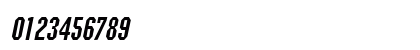 Block-Condensed Italic Numeric Preview