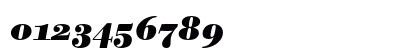 Bodoni BE Bold Italic Expert Numeric Preview