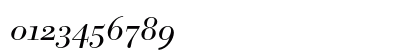 Bodoni BE Light Italic Oldstyle Figures Preview