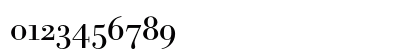 Bodoni BE Regular Expert Numeric Preview