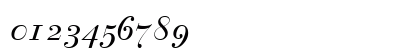 BodoniRecutOSSSK Italic Numeric Preview