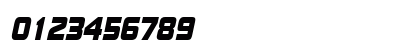 BolsterCondensed Italic Numeric Preview