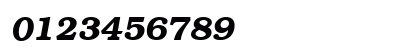 Bookplate Bold Italic Numeric Preview