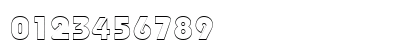 BordeauxBlackOutline normal Numeric Preview