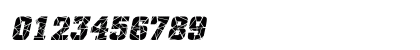Borghs-Cracked Italic Numeric Preview